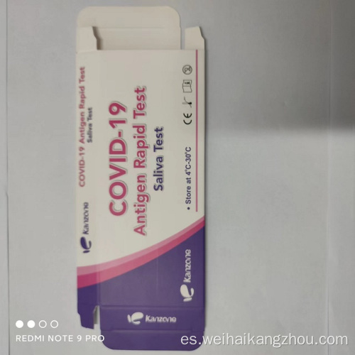 Kit de saliva de prueba de antígeno covid-19